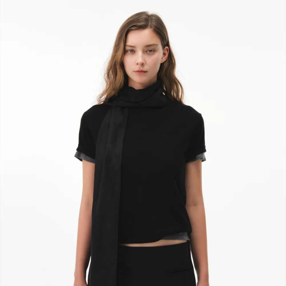 CALEN H/S KNIT (BLACK)