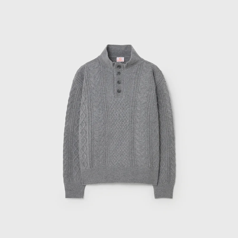 CASHMERE FISHERMAN (GREY)