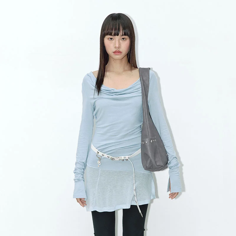LUNA LEATHER BAG (CHARCHOL)