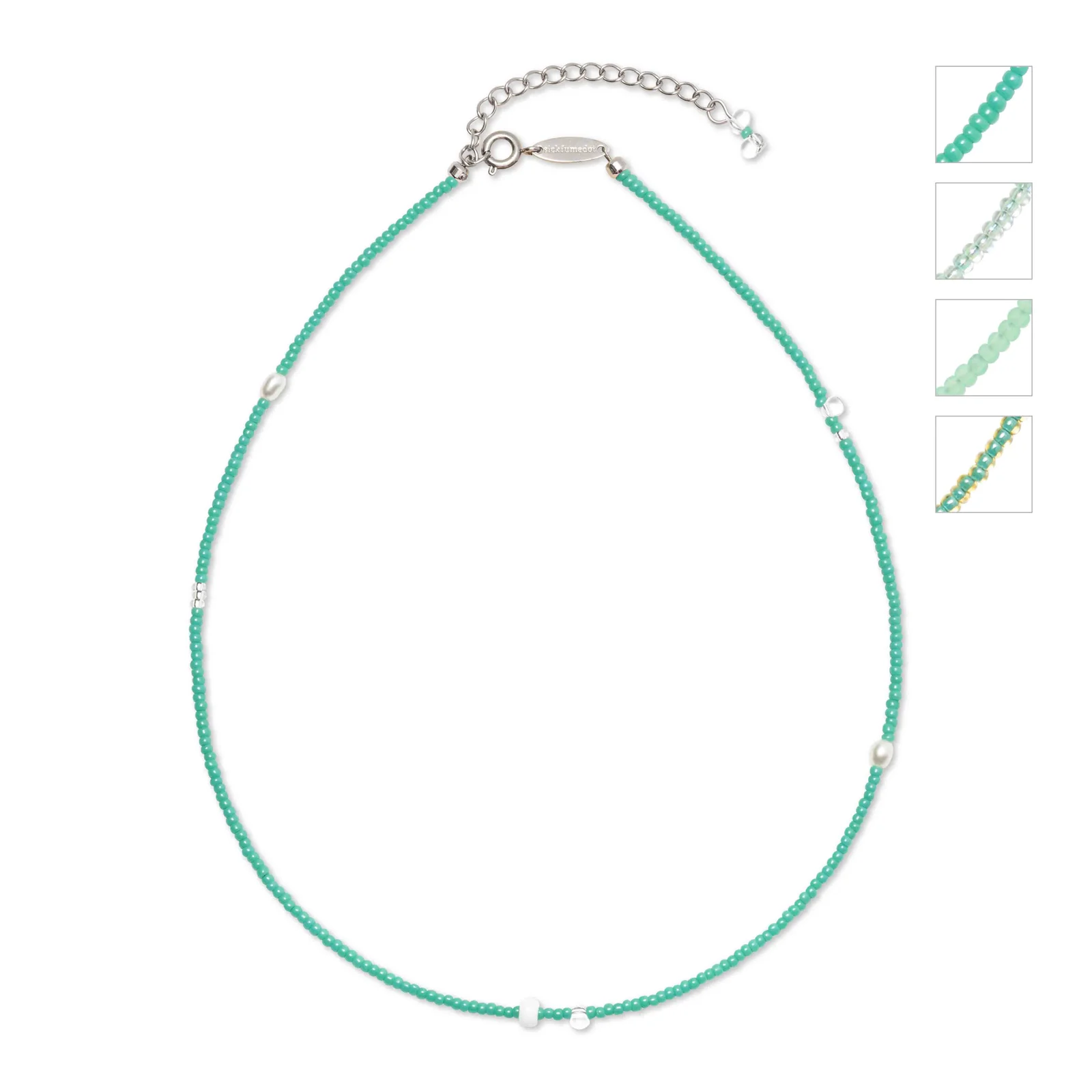 Slurpee Necklace - Teal