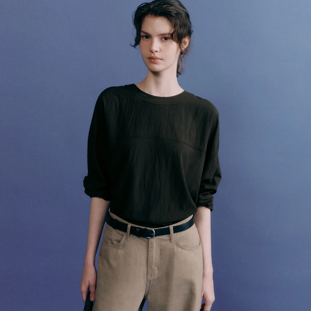 Alma Back Strap Blouse (Deep Olive)