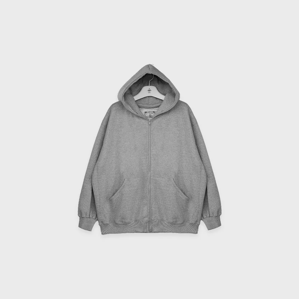 Kain Hood Zip-Up (Gray)