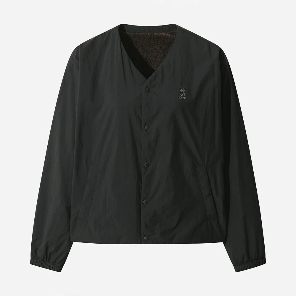 女裝) Miro 雙重 雙面穿 開襟外套 外套 (BLACK)