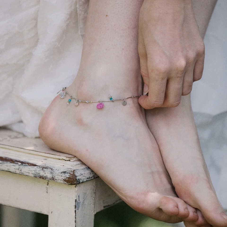 Fragrant summer garden surgical anklet