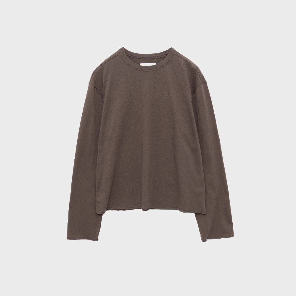 Cut Off Long Sleeve, Brown
