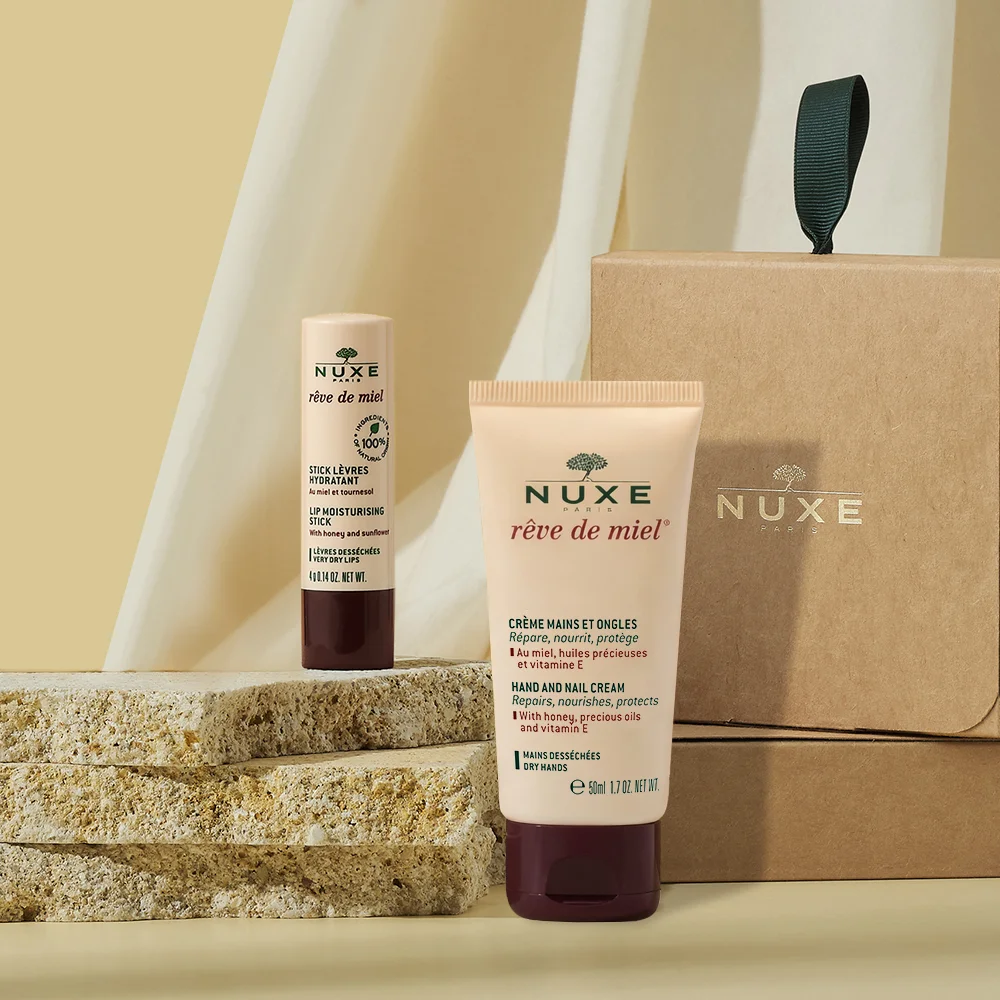(送禮推薦/香氛禮品)NUXE Reve de Miel 手部&唇 禮品 2款 套裝