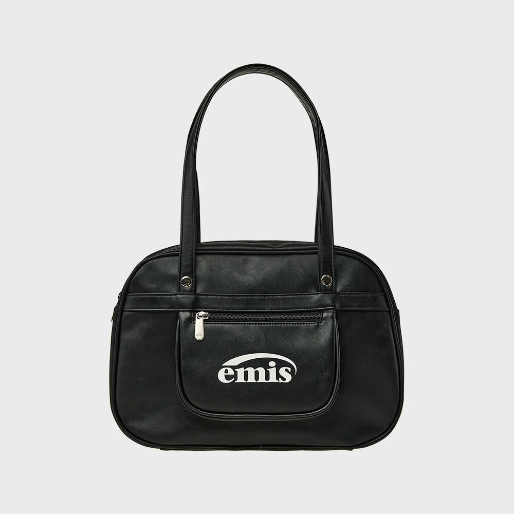 VINTAGE BOWLING BAG-BLACK