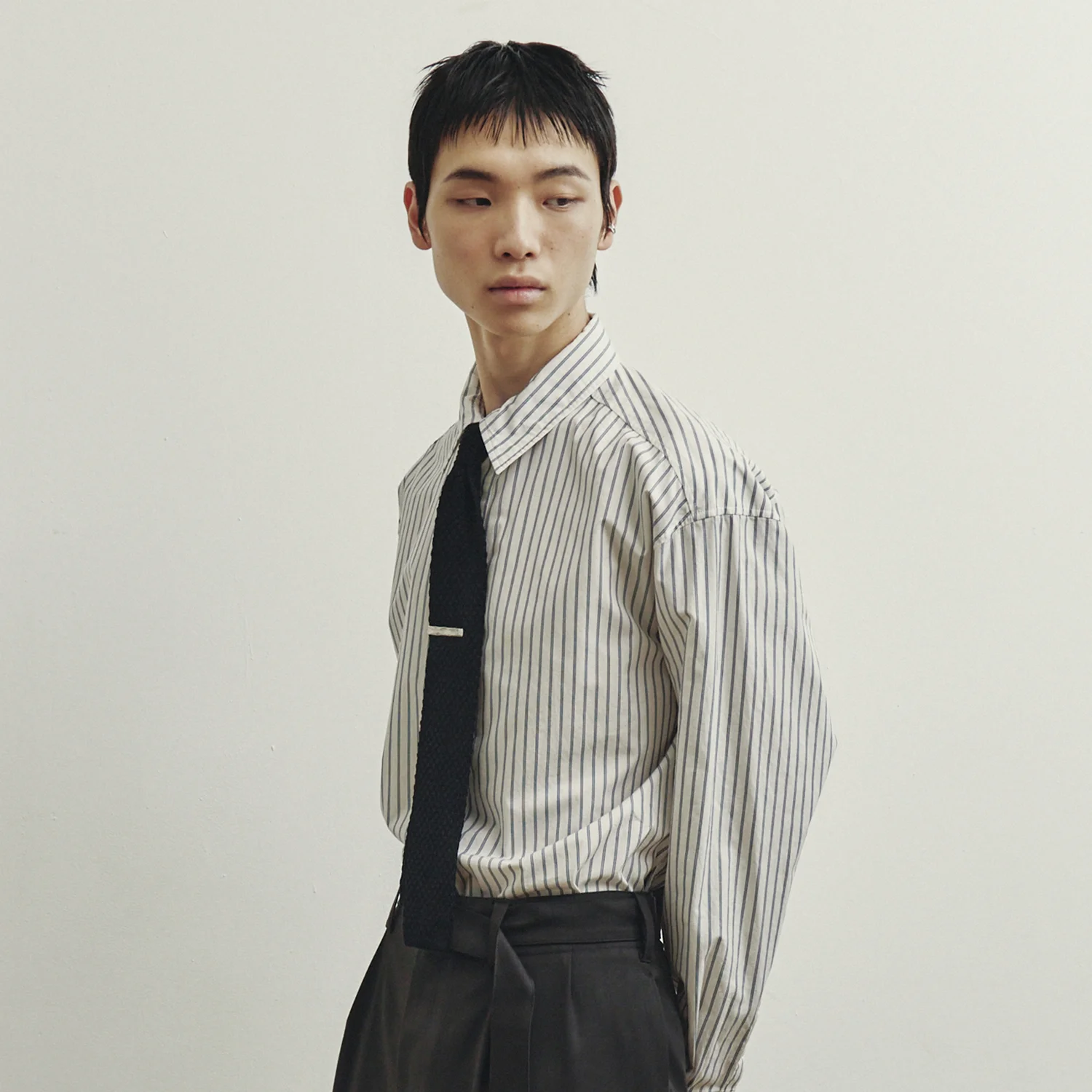 Stripe Shirt - Ivory Stripe