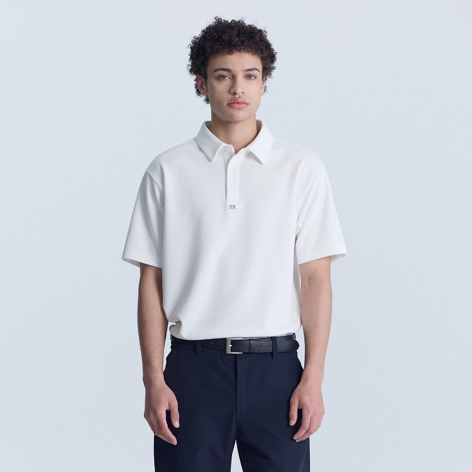 AIR WAFFLE POLO WHITE
