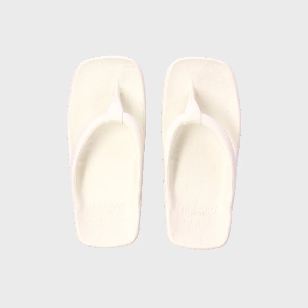 方形 Jet 人字拖 奶油(CREAM)