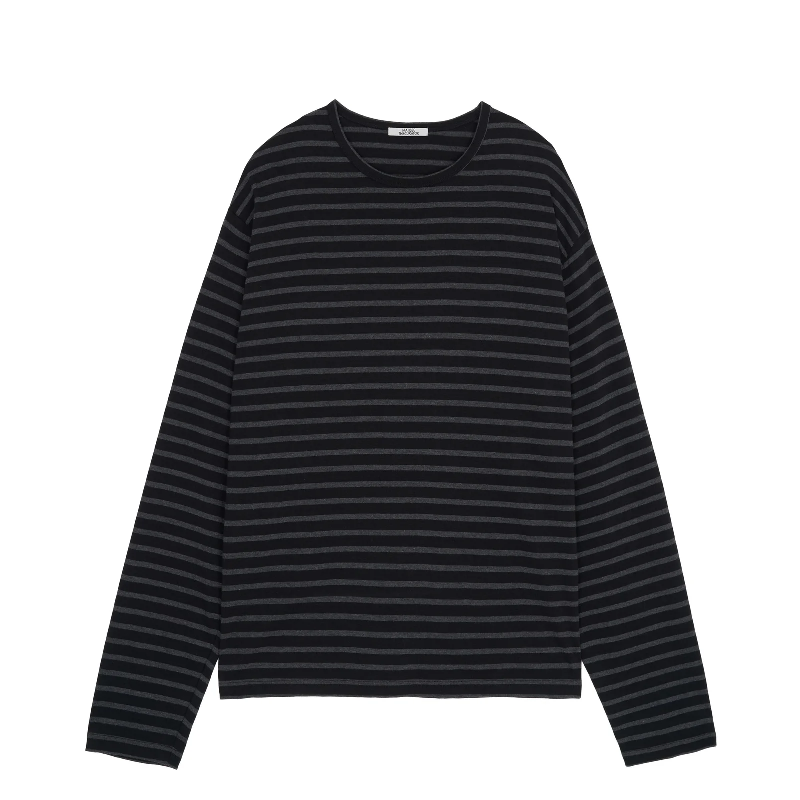 TOSEL STRIPE TEE BLACK