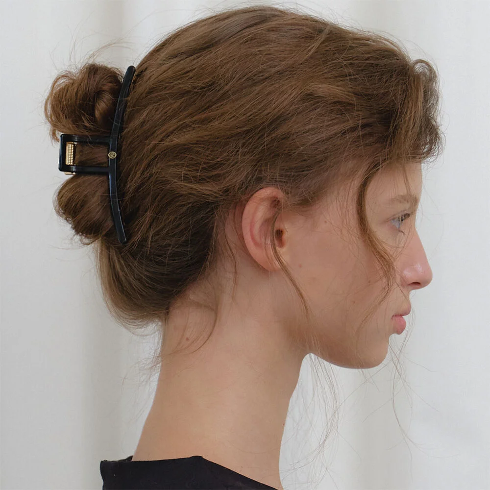 square metal point hair clip_colors HC015