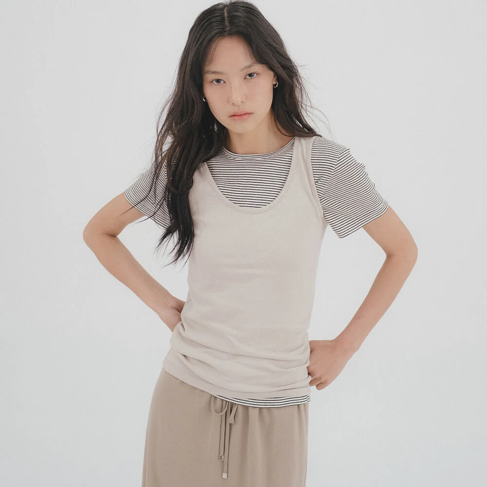 TFL 05 FIRST SLEEVELESS _Beige