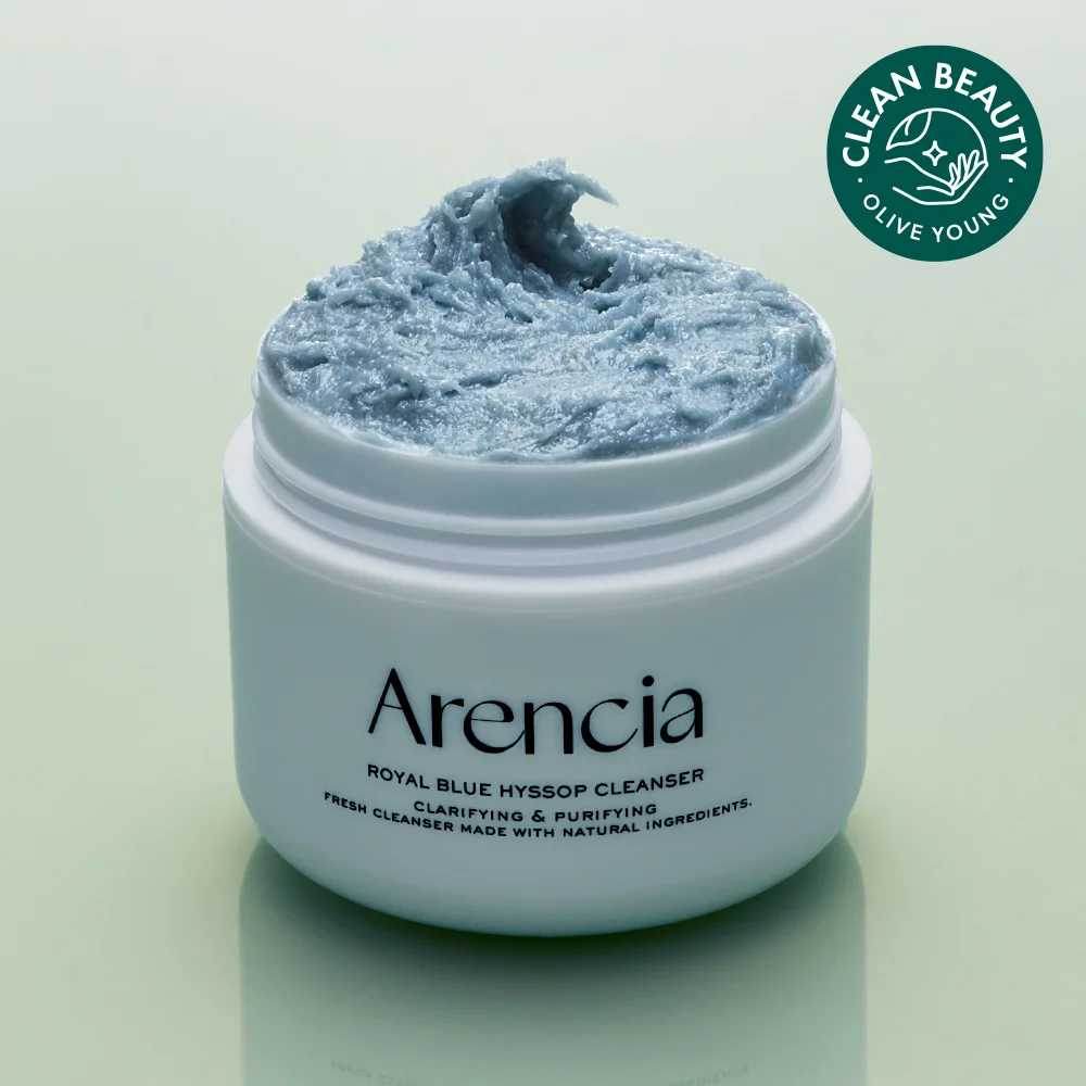 Arencia Tteoksoap 清新 皇家 藍色 Hyssop 潔面乳 120g
