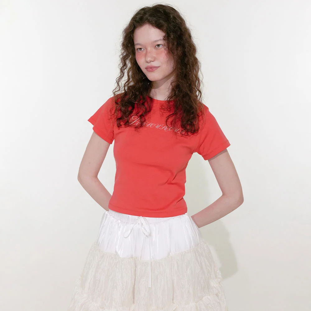 Logo Sparkle T-Shirt (Summer Red)