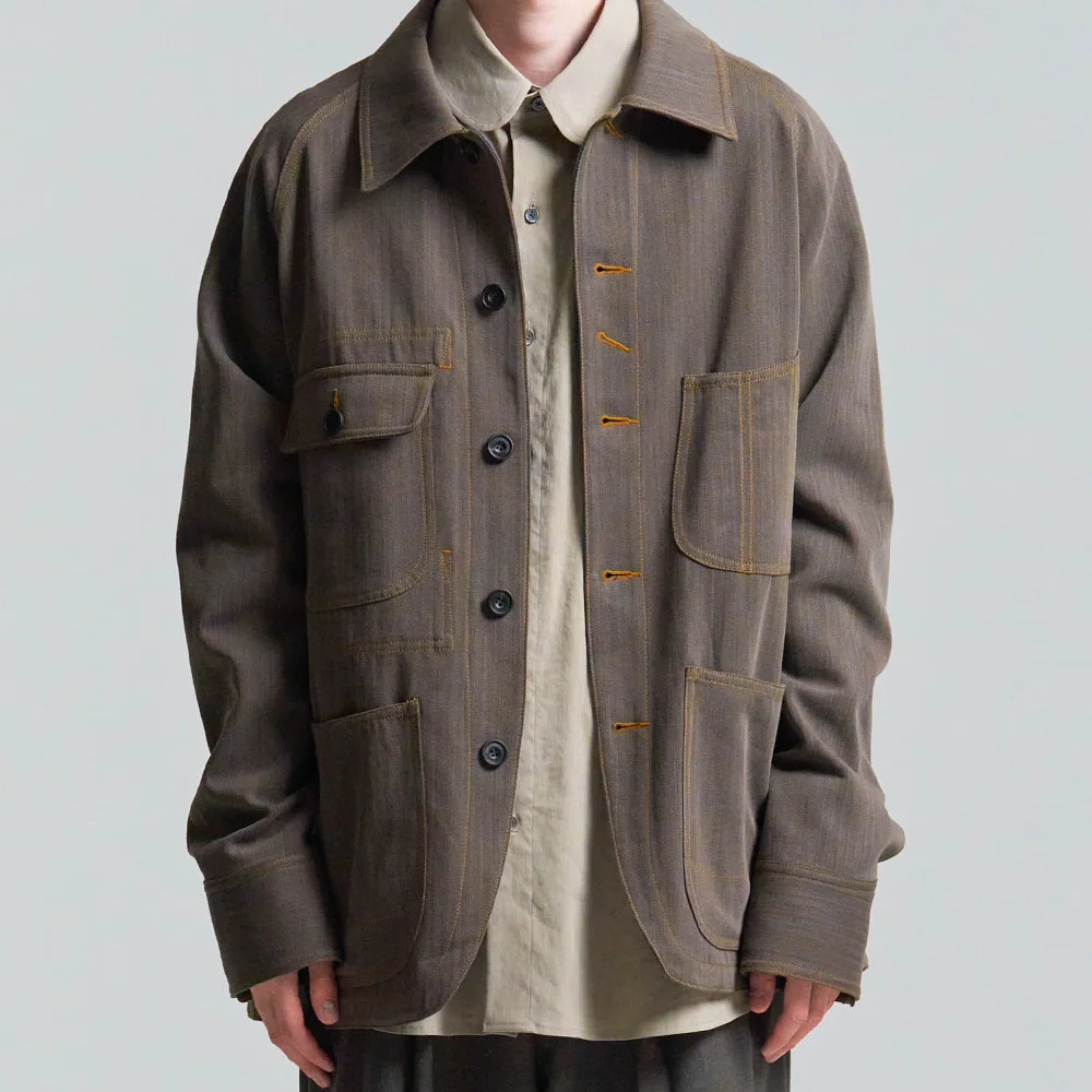 Chore Jacket (Orange Brown)