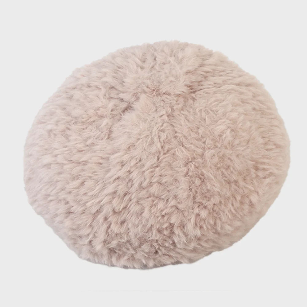 Baby Fur Beige Beret 貝雷帽