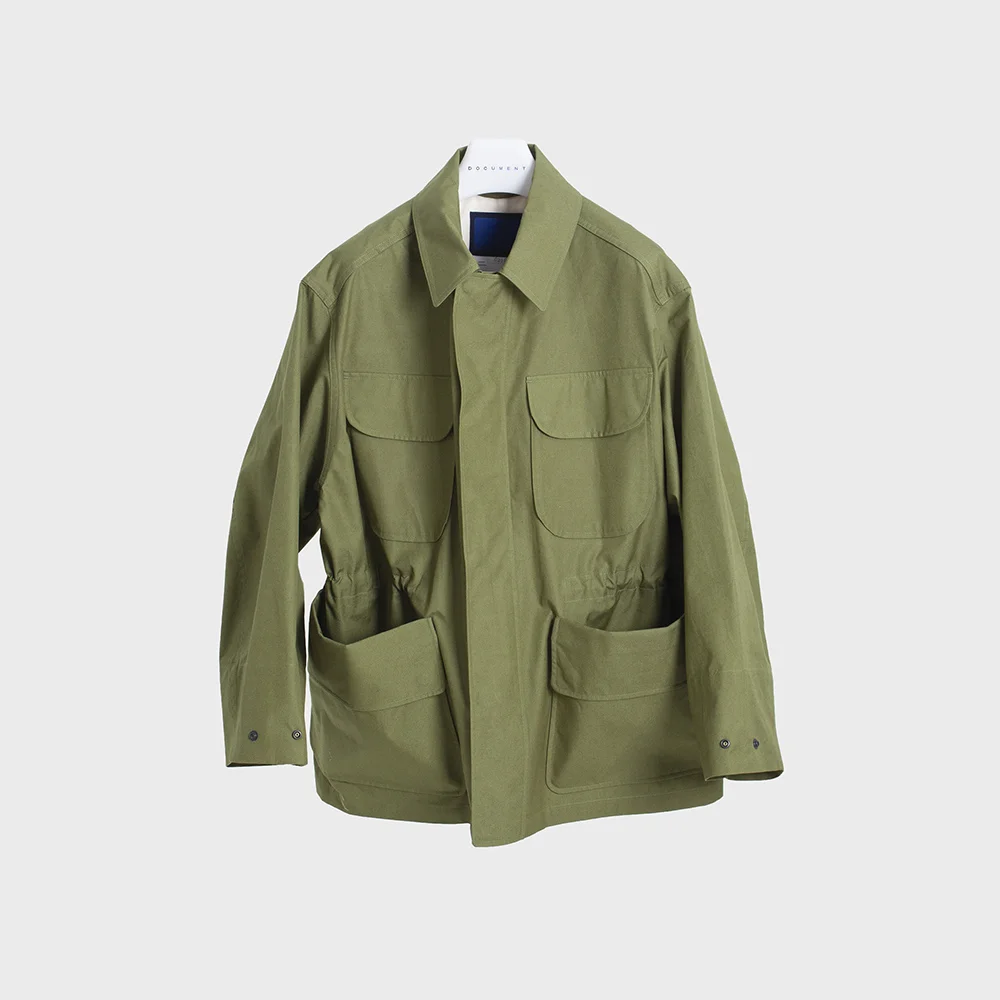 FIELD JACKET_ORGANIC WAXED COTTON