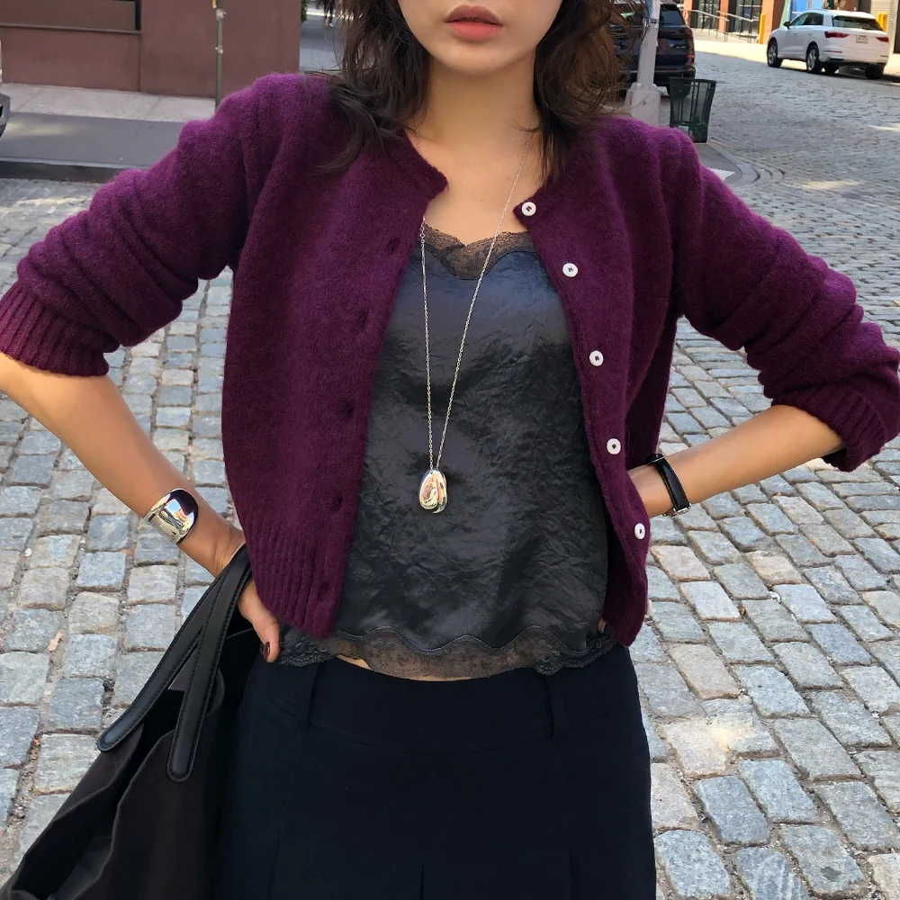 LIENA CARDIGAN (PURPLE)