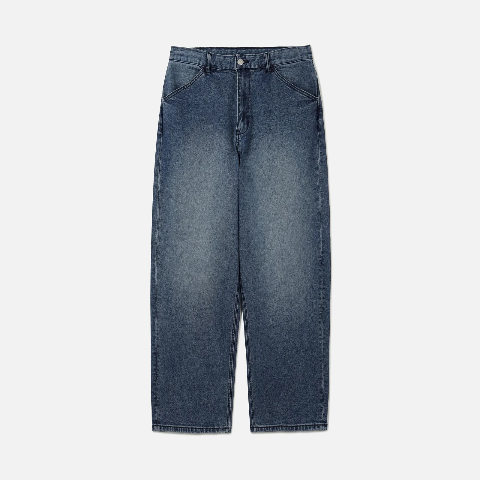 KAIHARA DYED CURVE DENIM DARK NAVY (247)
