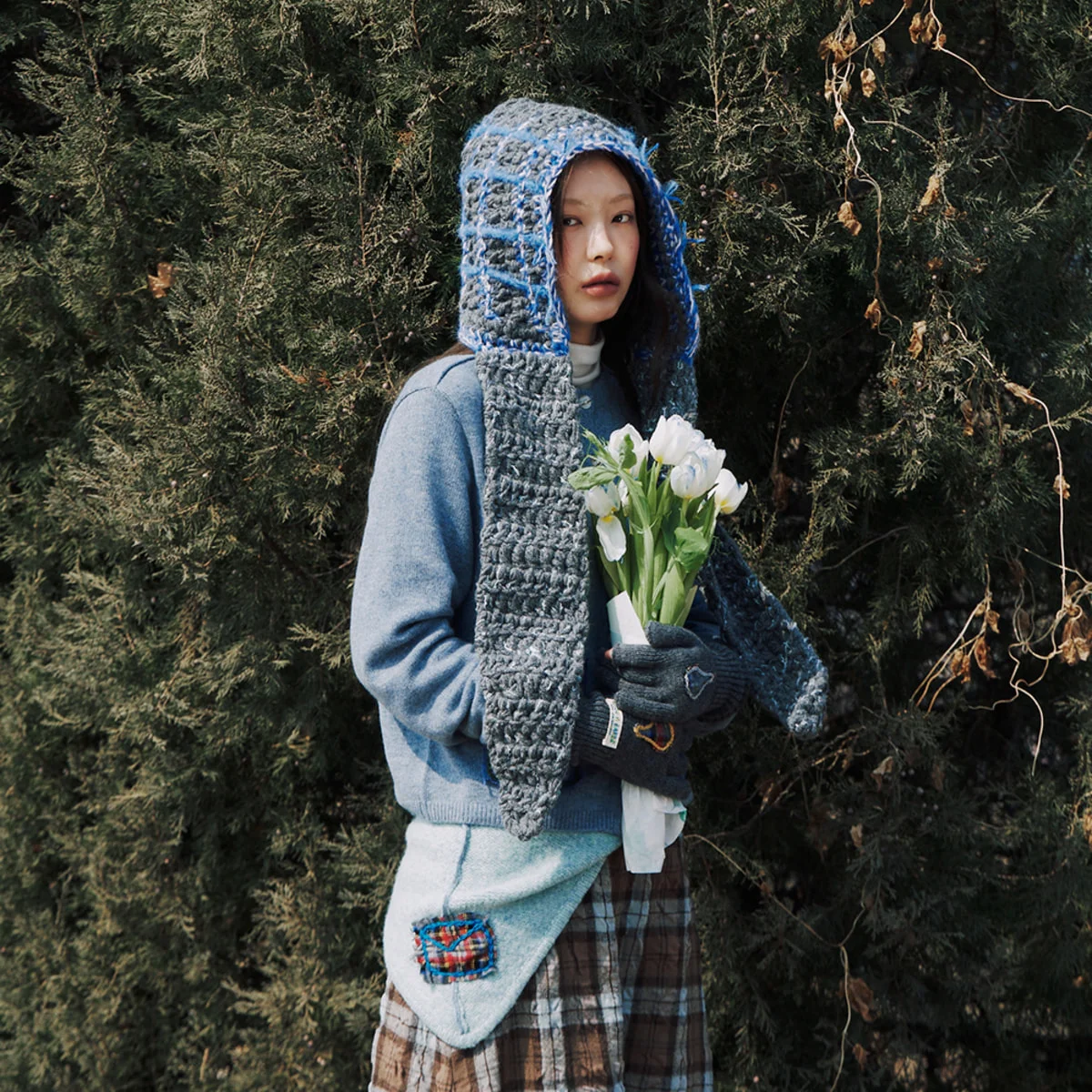 RAY HEAD SCARF MINT