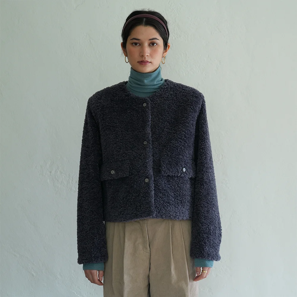 Weed Wool Jacket (Dark Gray)