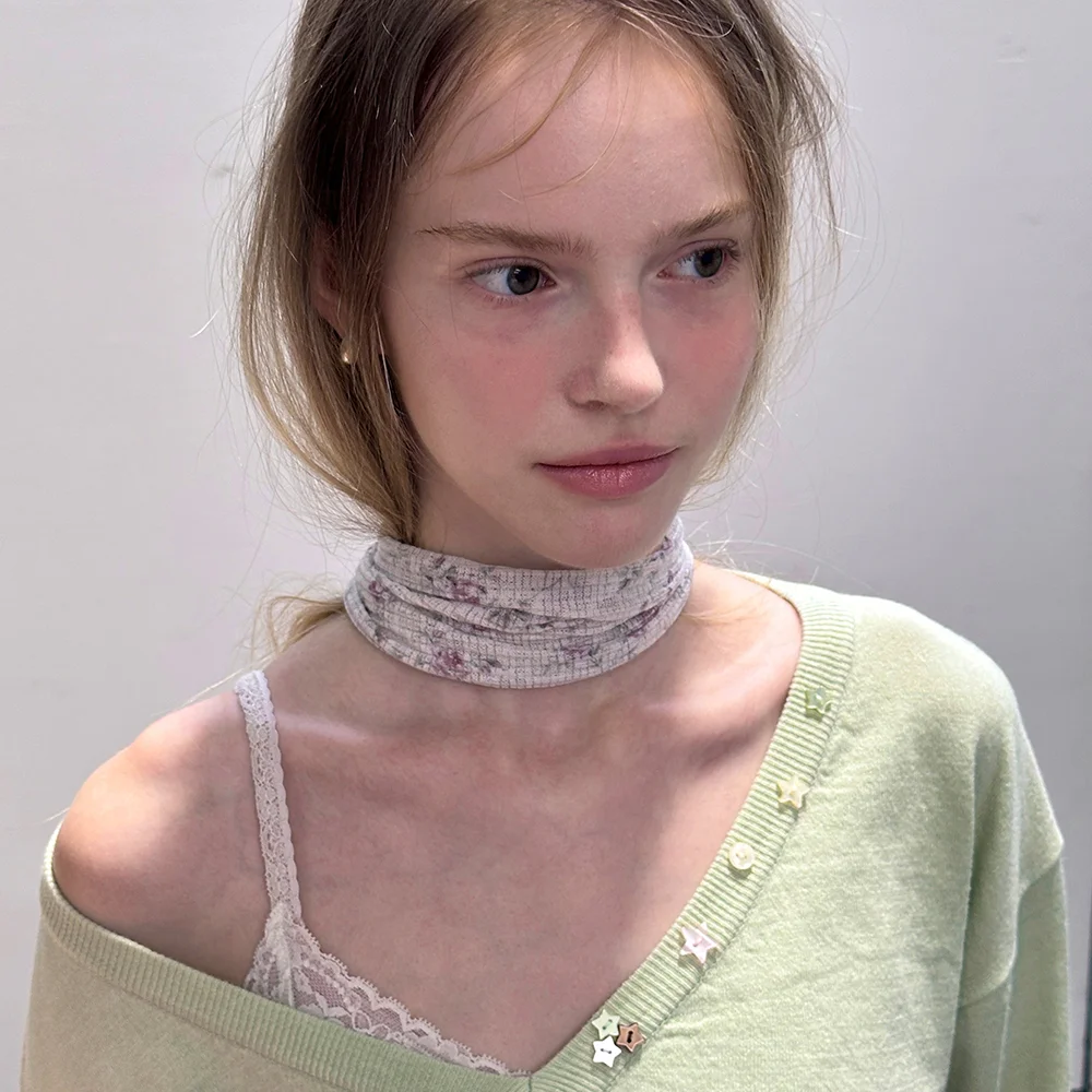 ROSE SCARF (IVORY)