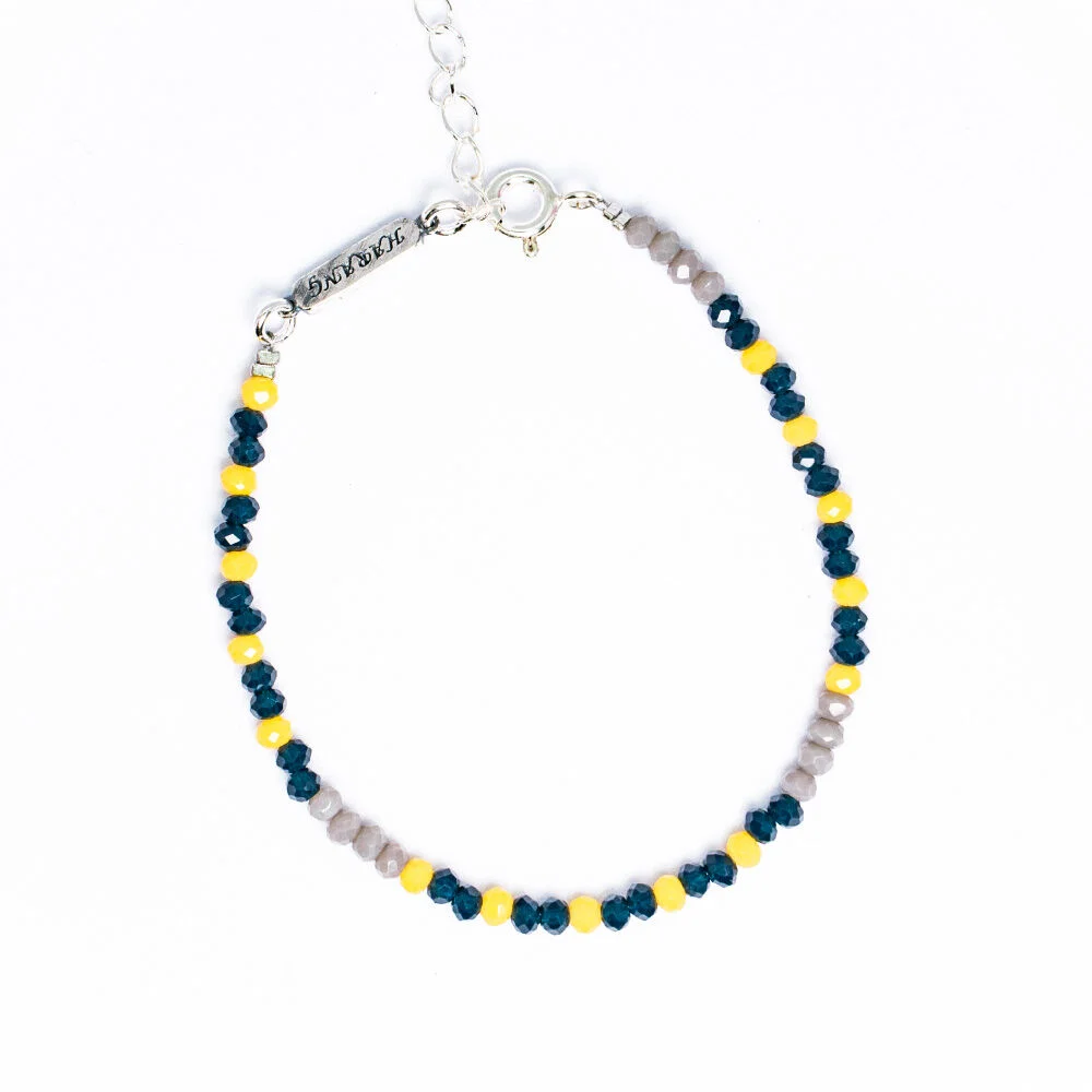 HR 295B_Color Beads Bracelet (Silver 925)