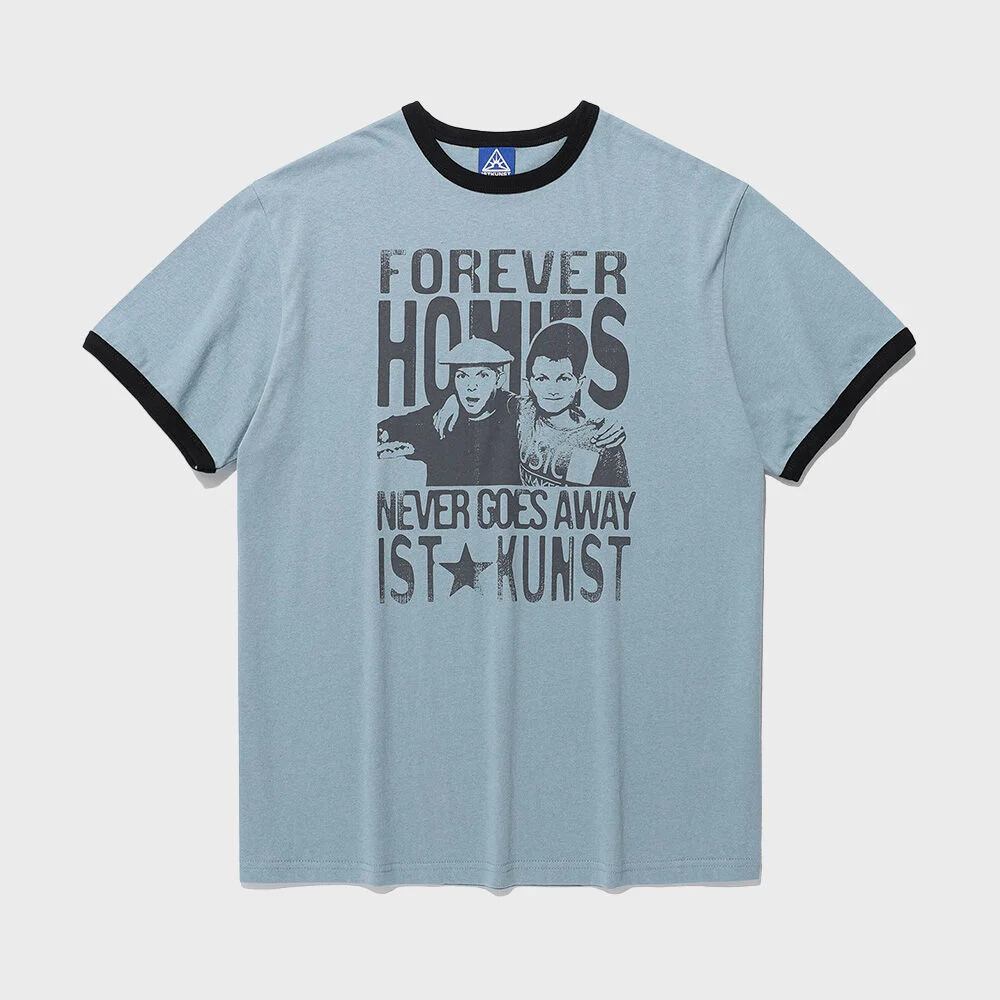HOMIES BASIC RINGER TEE_BLUE(IK2FMMT520A)