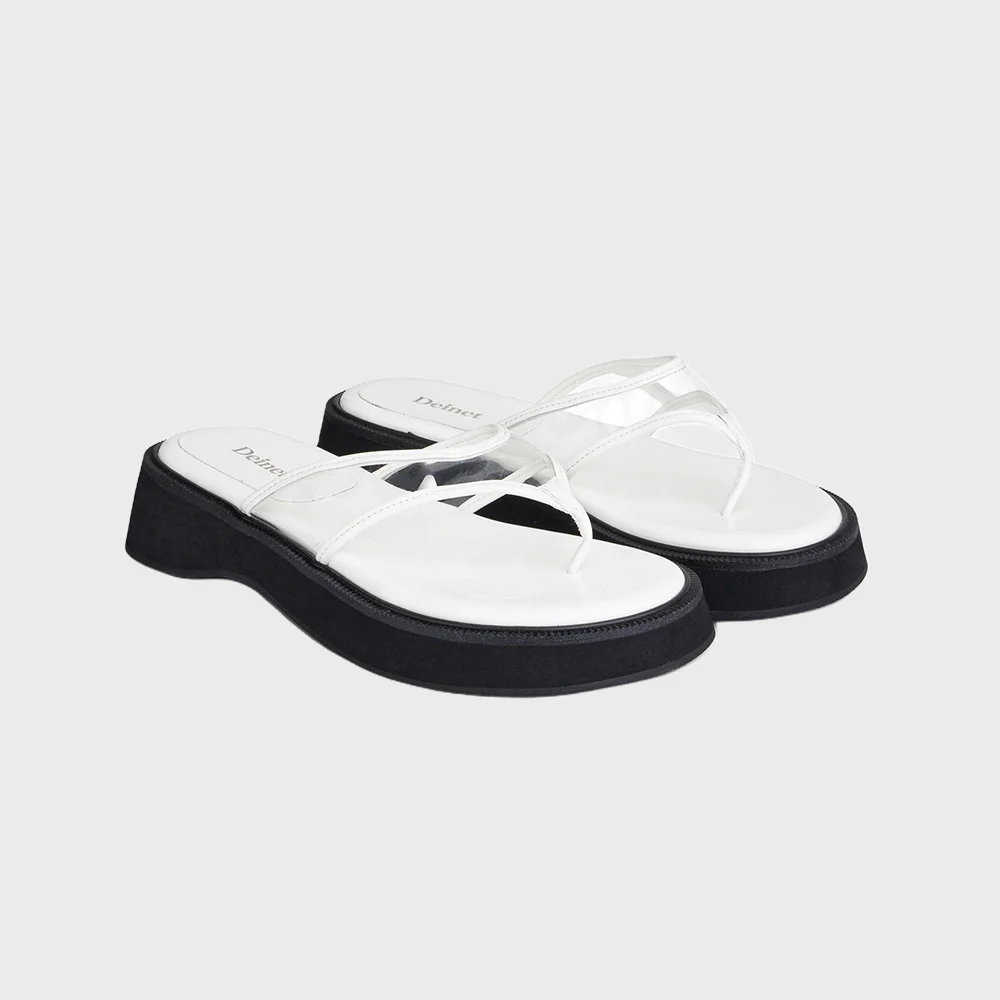 JELLY FLIP FLOP IN WHITE