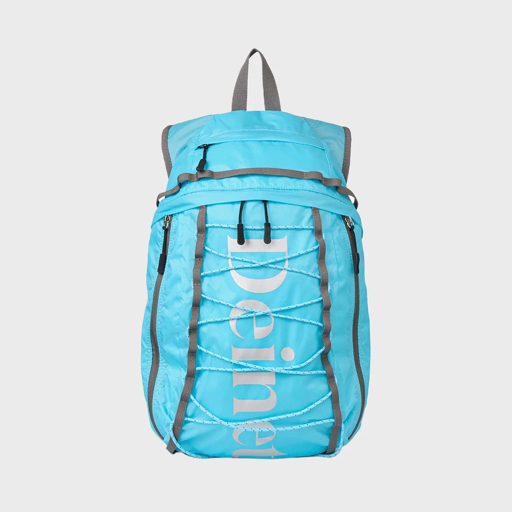 NYLON ESSENTIAL LOGO BACKPACK IN BLUE