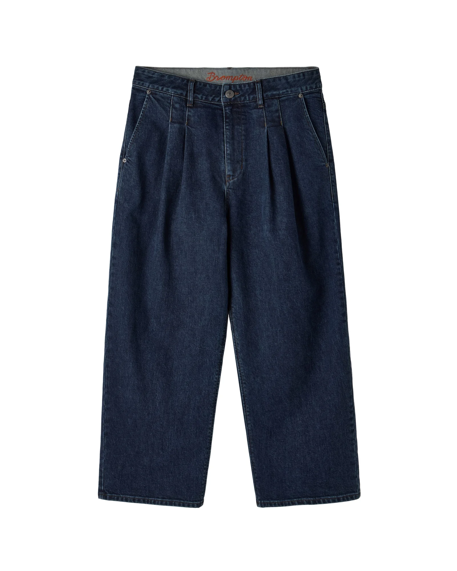CANDIANI DENIM TWO TUCK TROUSERS - D/BLUE (P261MDP461)