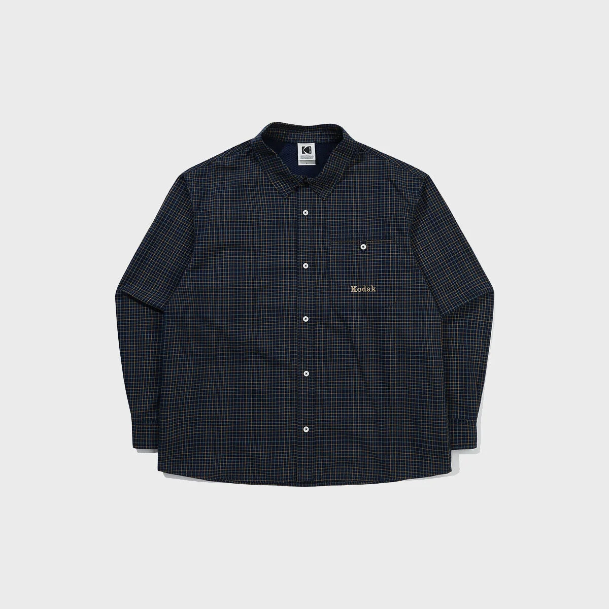 格紋 防風 襯衫 NAVY