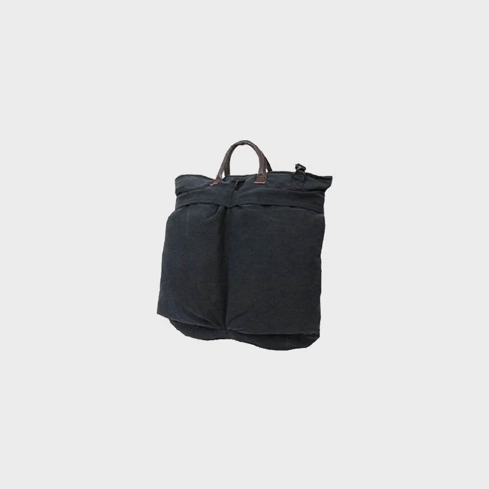 Vintage Canvas Helmet Shoulder Bag black