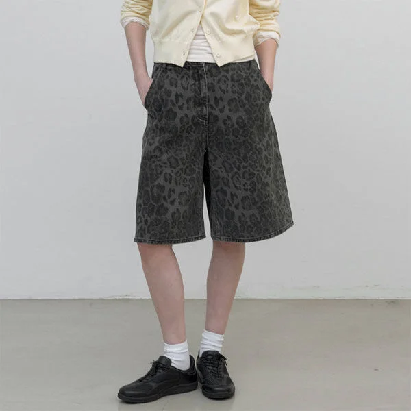 LEOPARD BERMUDA PANTS (PT-5756)
