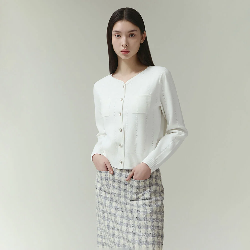 it MICHA 排扣 針織衫 開襟外套 ITP2KCD720 (2COLOR)