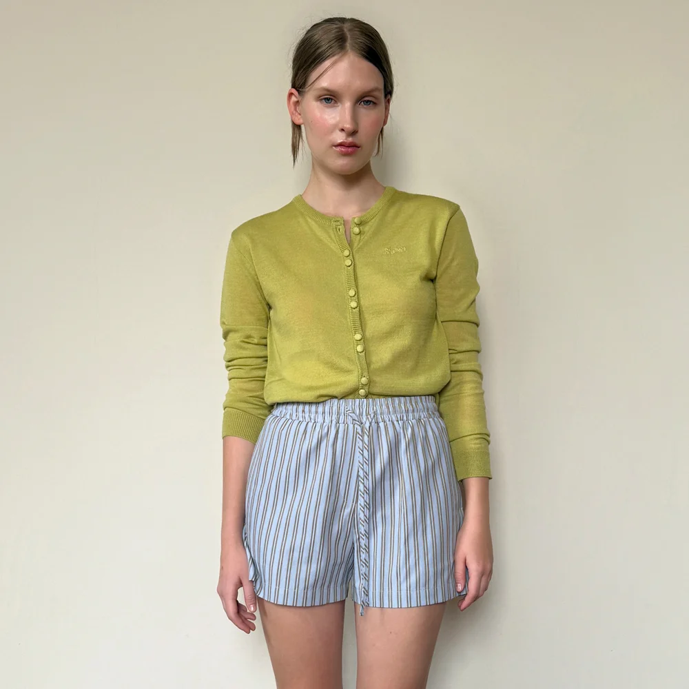 Double Button Cardigan (Green)