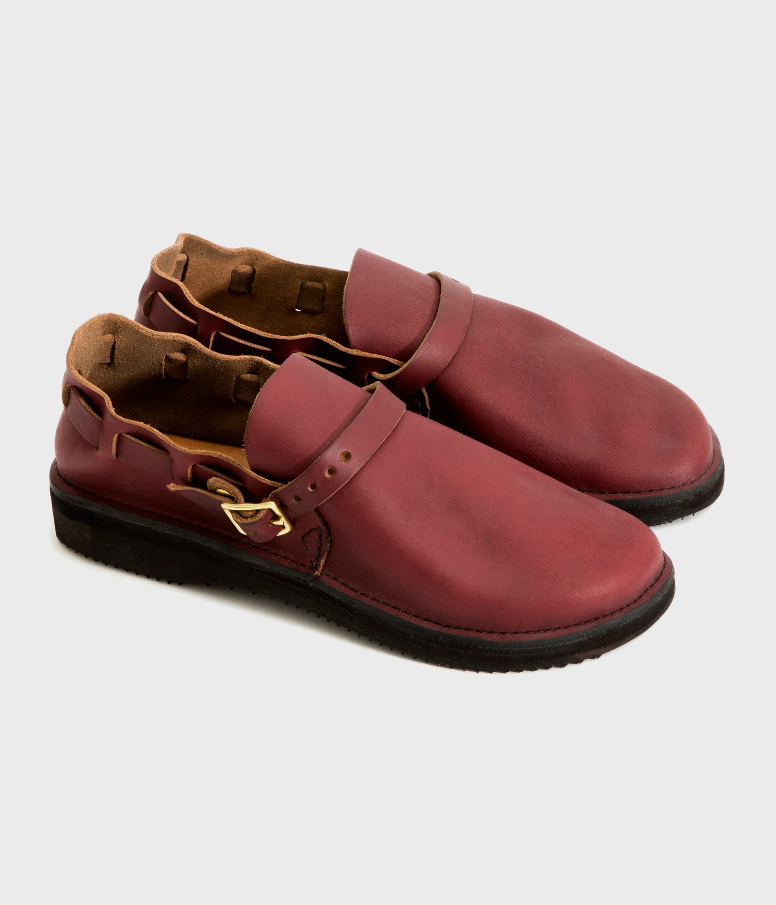 Mens Middle English, Burgundy