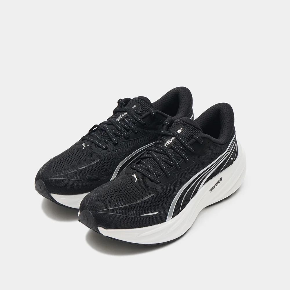 Velocity Nitro 5 寬版 女裝 - PUMA 黑色-PUMA 白色 / 313691-01