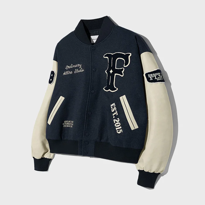 88 FLM 棒球外套 外套-海軍藍