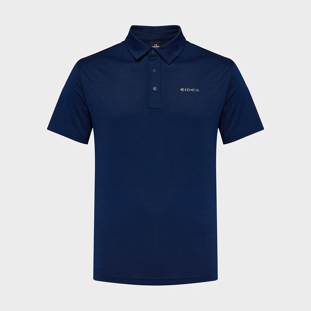 POP Twisting 男裝 短袖 Polo T恤_Navy_DMM26283N4