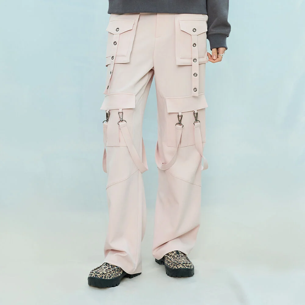 L9 METAL HOLE PANTS(PINK)