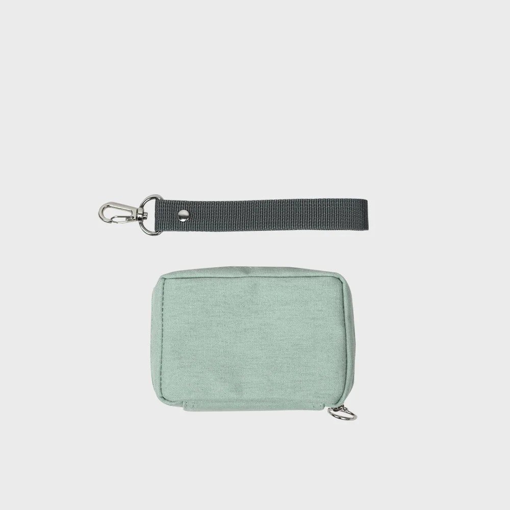 MINI STRAP POUCH _ BREEZE (Vintage Green) 迷你 肩帶 化妝袋 _ 微風