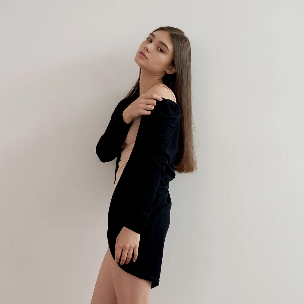 Organic Cotton Cardigan (有機棉 開襟外套 黑色)