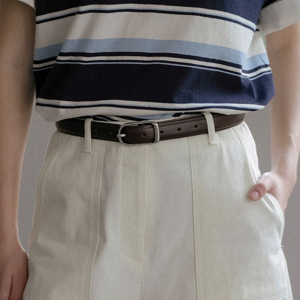 Basic leather belt _
