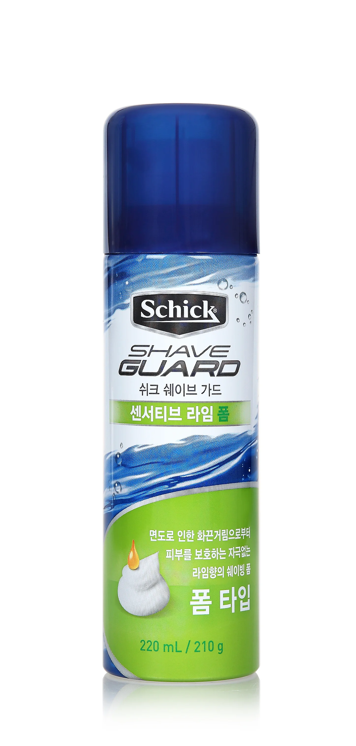 Schick Shave Guard 剃鬚泡 210g 2款 擇 1 (敏感 青檸色/洗面剃鬚)