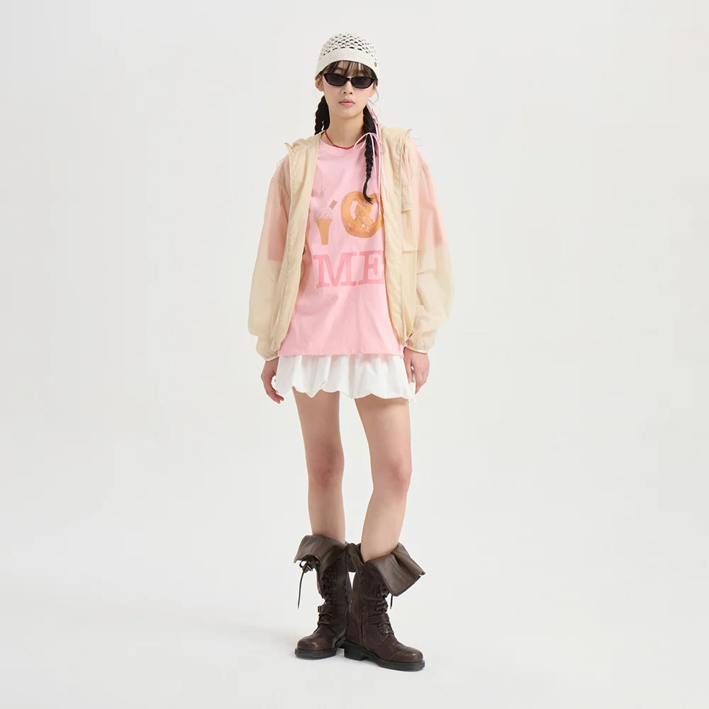 Chouetties by LUCKY CHOUETTE_Nylon Hood Jumper (light beige)_LAUAX25410BEL