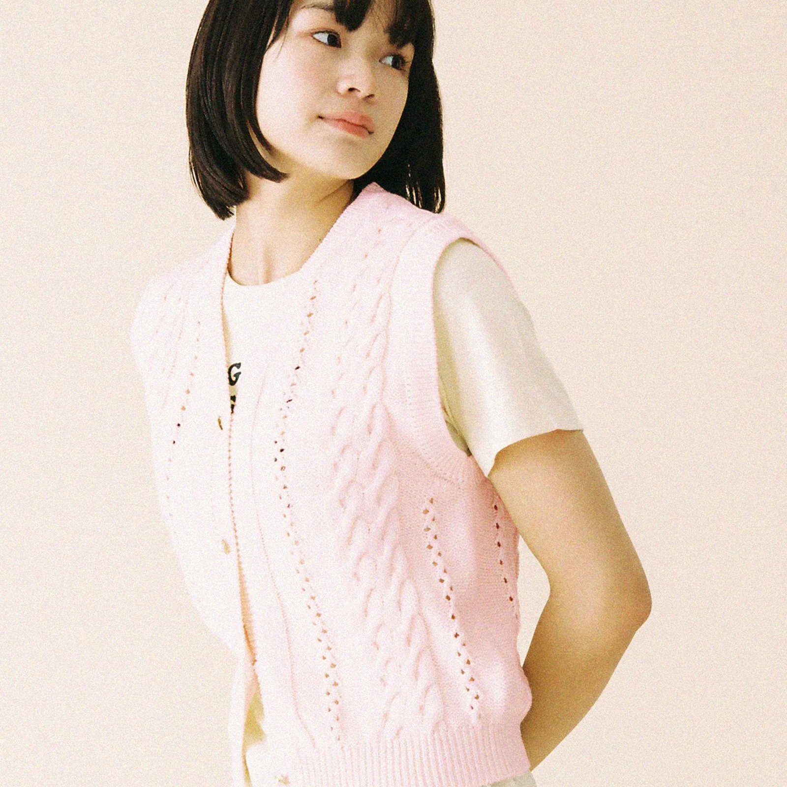 FILLE PUNCHING VEST(PINK)