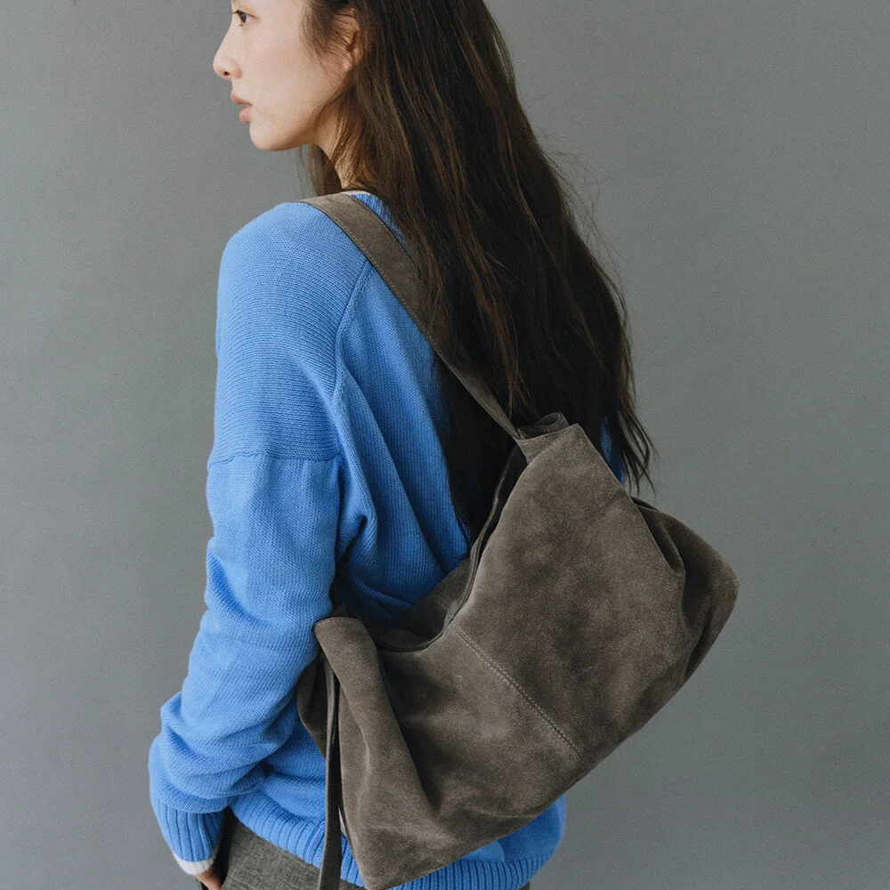 BRISE BAG (SUEDE GREY)