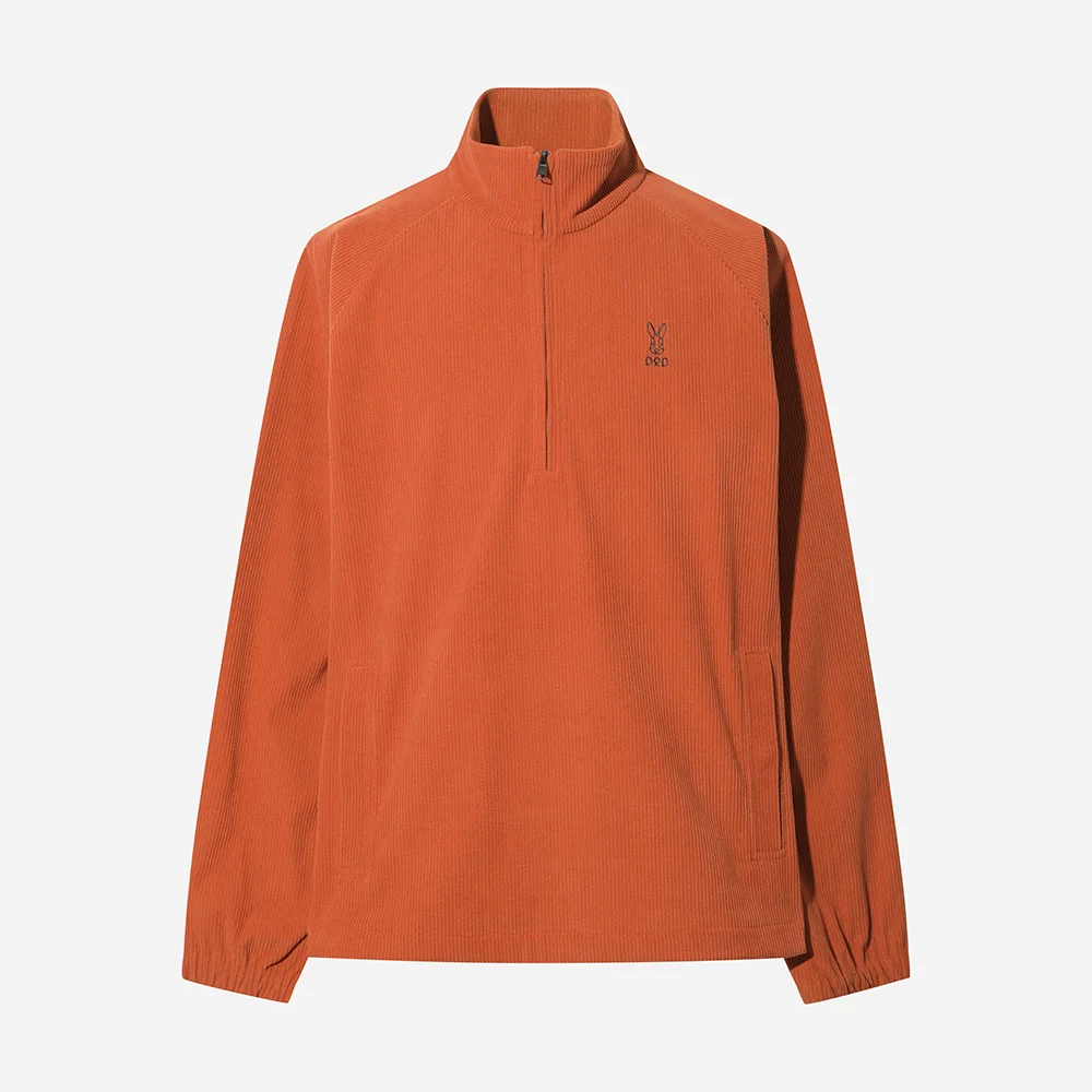 Grainfield 燈芯絨 半拉鏈 風褸(ORANGE)